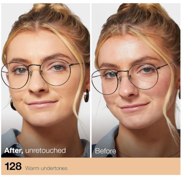 Maybelline Fit Me Matte + Poreless Liquid Oil-Free Foundation Makeup, Warm Nude, - Picture 2 of 6